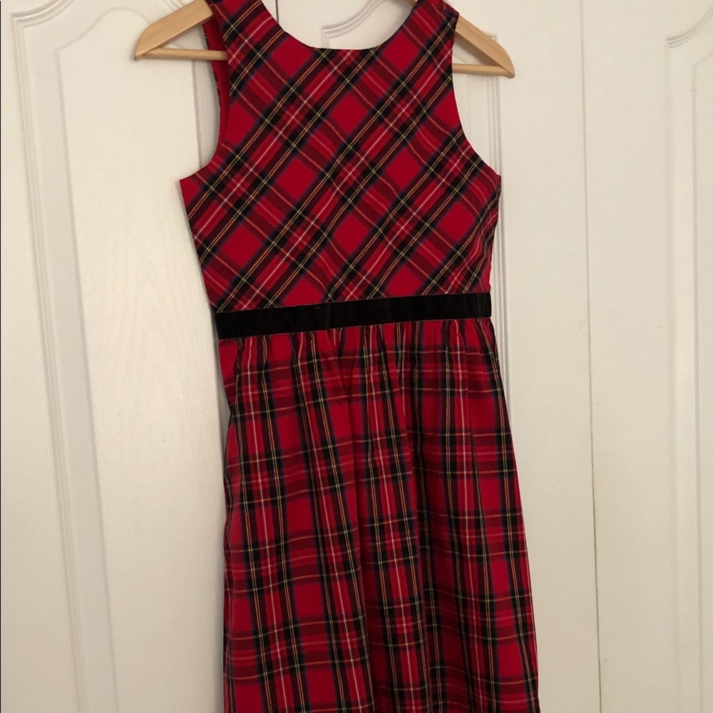 Plaid Red Kids Dress Crewcuts NWT Christmas Holiday Dress Tartan